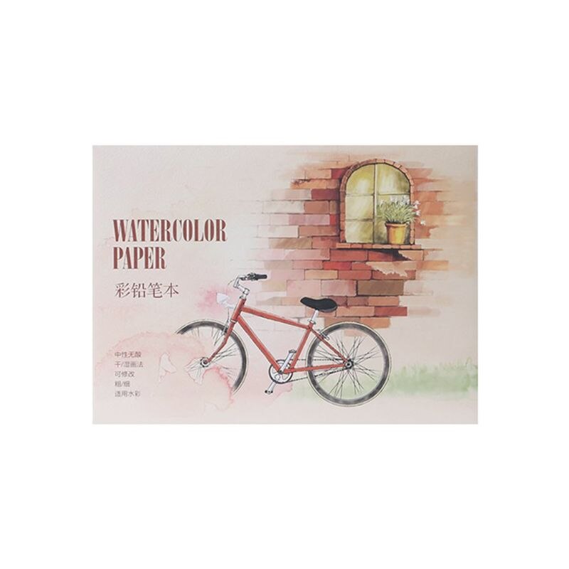 New 12 Sheet A5/A6 Watercolor Sketchbook Paper for Drawing Painting Color Pencil Book School Art Supplies High Quality - V.I.P Digital Presence