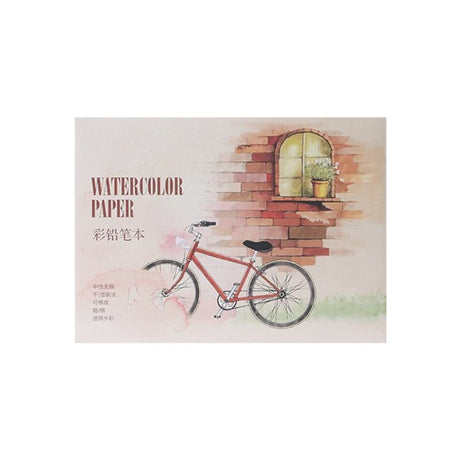 New 12 Sheet A5/A6 Watercolor Sketchbook Paper for Drawing Painting Color Pencil Book School Art Supplies High Quality - V.I.P Digital Presence