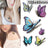 1 PC Fashion Women Temporary Tattoos Sticker for Women Body Art Tattoo Sticker 3D Butterfly Cat Tattoo Waterproof Halloween Gift - V.I.P Digital Presence