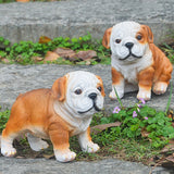 Bulldog ornament puppy resin - V.I.P Digital Presence