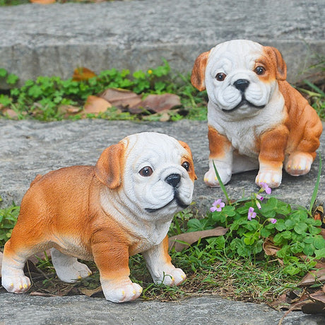 Bulldog ornament puppy resin - V.I.P Digital Presence