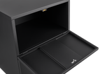 Office furniture Copier Cabinet black 2 door steel copier stand mobile pedestal file Printer Stand - V.I.P Digital Presence