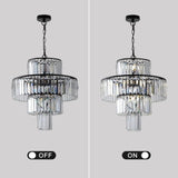 Black  Luxury Crystal Chandelier Modern Chandeliers Lights Fixture Hanging  Pendant Light Fixture for Dining Room Bedroom - V.I.P Digital Presence
