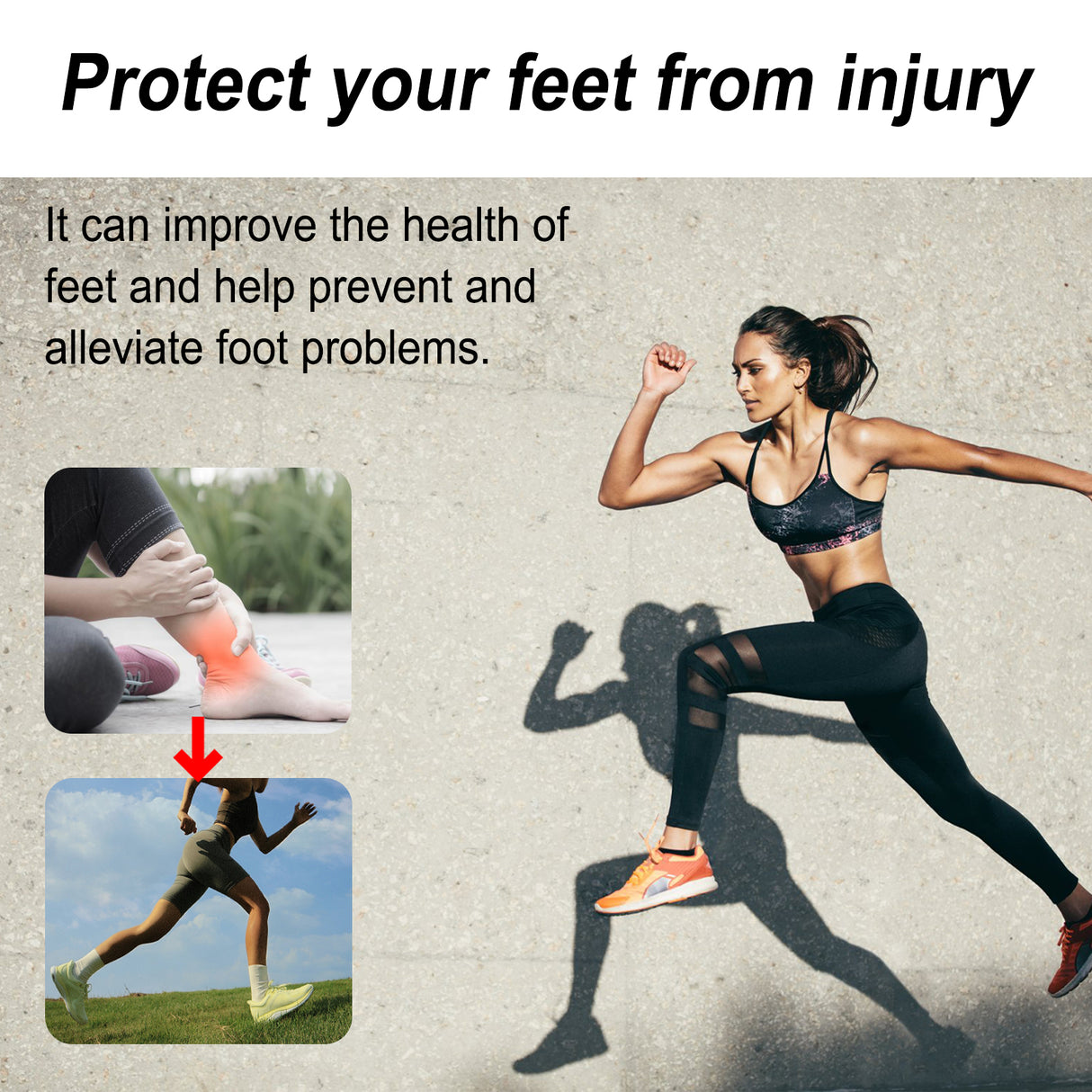 Plantillas HOUKEA Ultra Performance Boost: plantillas elásticas suaves y cómodas para deportes al aire libre, running, resistentes al desgaste y antideslizantes.
