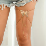 Metal Wind Su Chain, Punk Arm Ring, Exaggerated Women's Open Butterfly Arm Bracelet - V.I.P Digital Presence