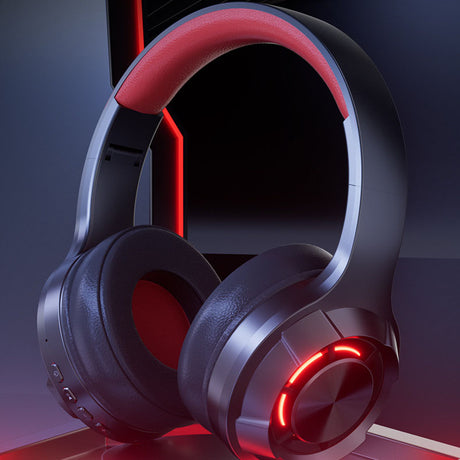 LED illuminated wireless Bluetooth headset for esports with ultra long battery life, Type-C computer headset - V.I.P Digital Presence