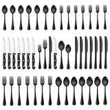 Stainless Steel Cutlery 48 Pcs Set Western Steak Knife Dinner Knife Main Dish Spoon Fork Dessert Spoon Set - V.I.P Digital Presence