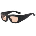 Weaving design frame, personalized fashion sunglasses, men's and women's high-end sense, European and American ins trend sun protection sunglasses - V.I.P Digital Presence