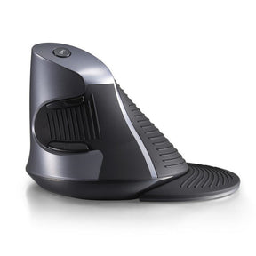 Delux M618GX Ergonomic Vertical Wireless Mouse 6 Buttons 1600DPI Optical Mouse With 3 Colors Silicon Rubber Case For PC Laptop - V.I.P Digital Presence