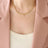 Brass Inlaid Zircon Letter Pendant Necklace - V.I.P Digital Presence