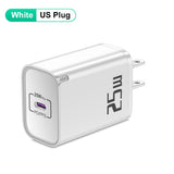 Cargador de teléfono móvil de carga rápida PD de 20 W, cabezal de viaje de carga rápida PD de 20 W