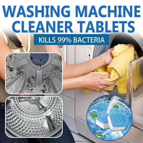 Washing Machine Cleaning Effervescent Tablet, Washing Machine Slot Stain Cleaner Effervescent Tablet Automatic Cleaning - V.I.P Digital Presence