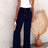 Full Size Decorative Button High Waist Pants - V.I.P Digital Presence