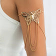 Metal Wind Su Chain, Punk Arm Ring, Exaggerated Women's Open Butterfly Arm Bracelet - V.I.P Digital Presence