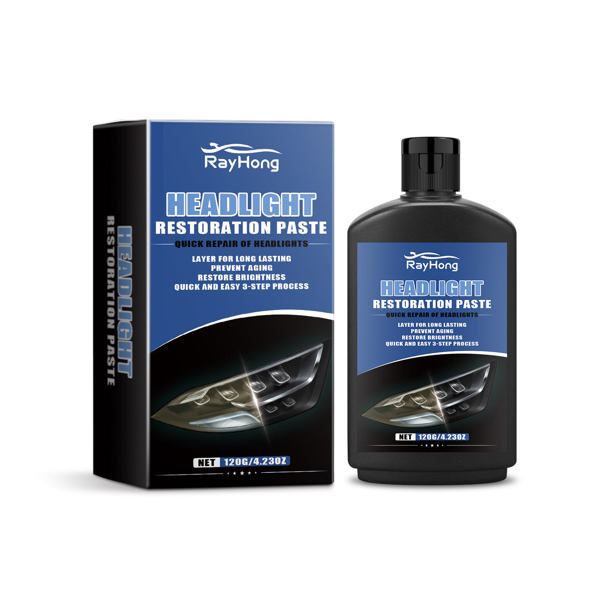 Car Headlight Care Cream Dust Brightening Clean Yellow Polishing Refurbished Car Headlight Care - V.I.P Digital Presence