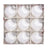 Christmas balls, silk balls, winding balls, painted balls, 8cm, 9pcs, boxed Christmas decorations - V.I.P Digital Presence