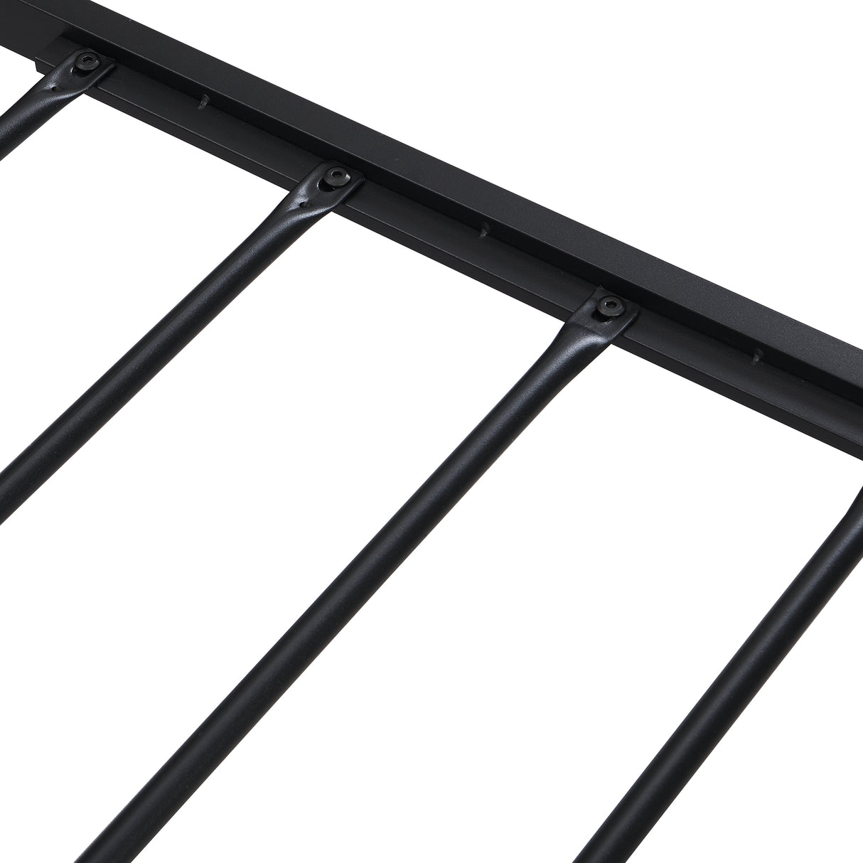 Queen Size Metal Platform Bed Frame with Wooden Headboard and Footboard with USB LINER - V.I.P Digital Presence