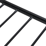 Queen Size Metal Platform Bed Frame with Wooden Headboard and Footboard with USB LINER - V.I.P Digital Presence