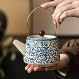 Ru Kiln Light Luxury Tea Set Gift Box for Giving to Elderly Companions - V.I.P Digital Presence