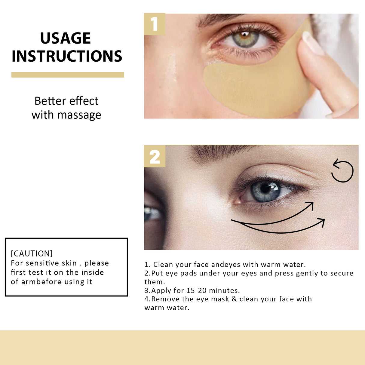 Retinol Eye Mask, Lightening And Lifting Fine Lines Around Eyes Repair Dark Circles And Eye Bags Moisturizing Eye Mask - V.I.P Digital Presence