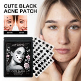 Parche para el acné negro de JAYSUING, aclara el acné facial, repara y cierra las marcas del acné, elimina los puntos negros.