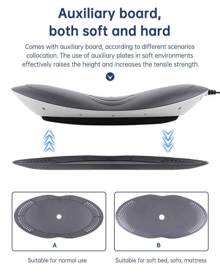 Waist Massager Lumbar Traction Inflatable Hot Compress Back Cervical Stretcher Massage Air Pressure Reduce Relief Pain - V.I.P Digital Presence