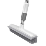 Cleaning Brush Stainless Steel Silicone Floor Brush Water Scraping Brush Long Handle Magic Carpet Brush - V.I.P Digital Presence