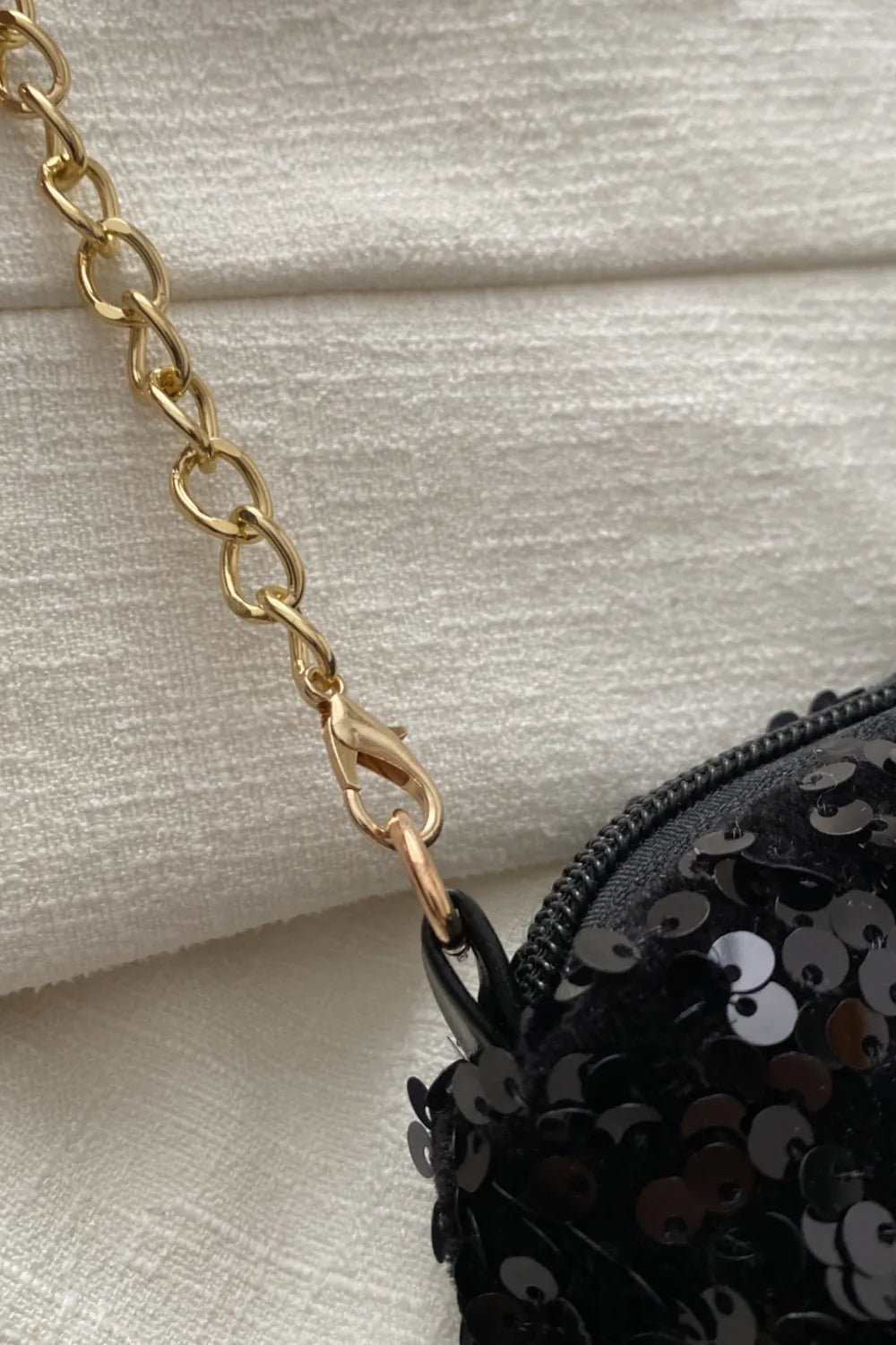 Sequin Removable Strap Shoulder Bag - V.I.P Digital Presence