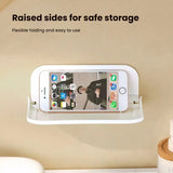 New Foldable Punch - Free Wall - mounted Plastic Floating Shelf for Bathroom and Toilet, Ideal for Towel and Clothes Storage - V.I.P Digital Presence