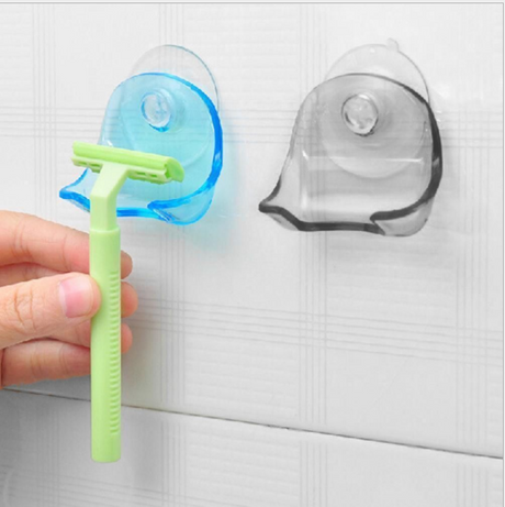 razor in suction cup holder storage hangers machine wall hook sucker towel bath accessories - V.I.P Digital Presence