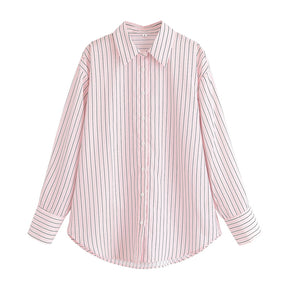 Long-Sleeved Fashion Loose Casual Design Sense Shirt Top - V.I.P Digital Presence