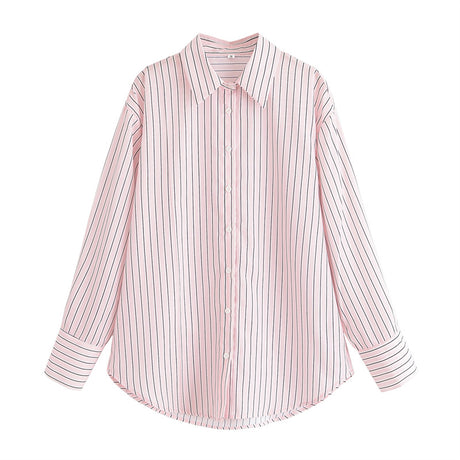 Long-Sleeved Fashion Loose Casual Design Sense Shirt Top - V.I.P Digital Presence