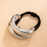 Retro double-layer curved elastic hair accessory Hairpin irregular temperament hair - V.I.P Digital Presence