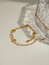 Stainless steel gold splicing personalized niche design titanium steel bracelet - V.I.P Digital Presence