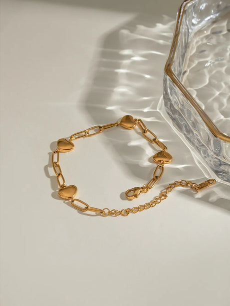 Stainless steel gold splicing personalized niche design titanium steel bracelet - V.I.P Digital Presence
