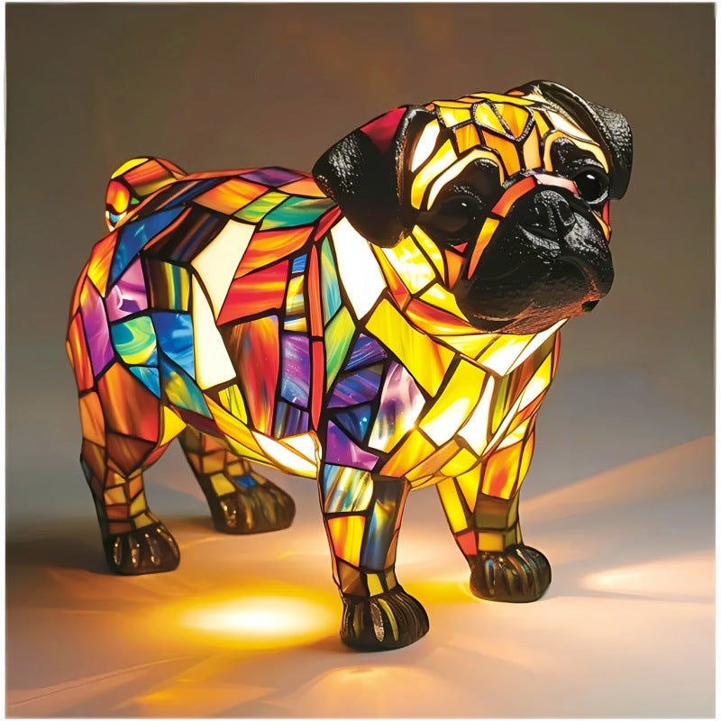Animal resin LED night light, a cute bedside lamp for living rooms and bedrooms. - V.I.P Digital Presence
