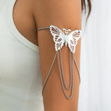 Metal Wind Su Chain, Punk Arm Ring, Exaggerated Women's Open Butterfly Arm Bracelet - V.I.P Digital Presence