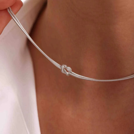 Titanium Steel Knotted Necklace - V.I.P Digital Presence