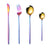 Portuguese Stainless Steel Knife Fork Spoon Golden Steak Knife Fork Set Four-Piece Tableware Set - V.I.P Digital Presence