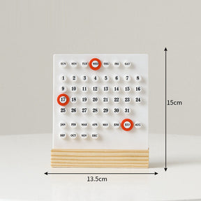 Creative high aesthetic ring calendar 2023 perpetual calendar desk calendar personalized office desktop decoration ornaments sho - V.I.P Digital Presence