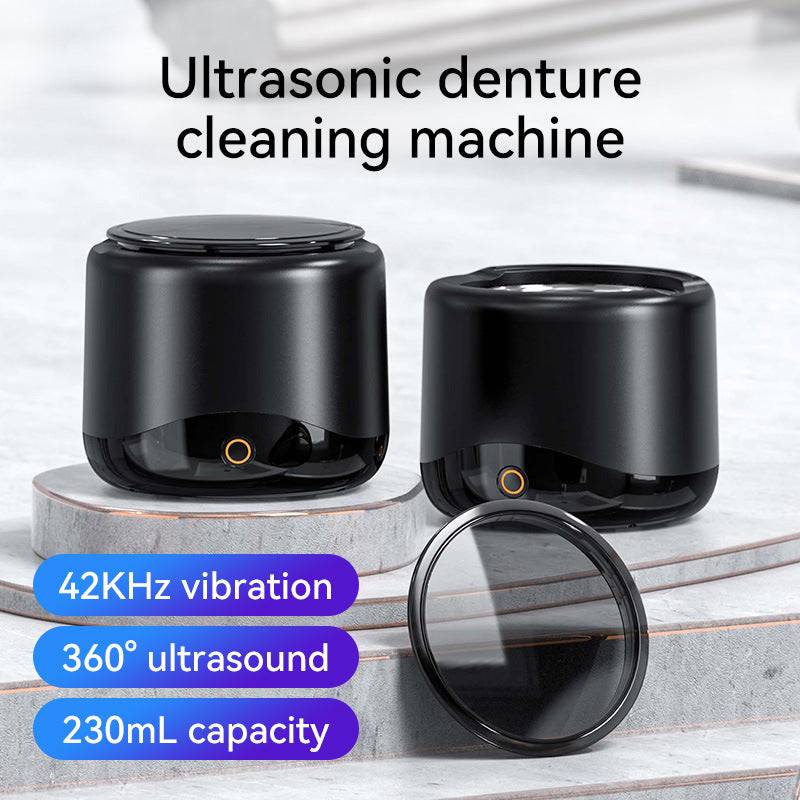 Ultrasonic cleaning machine portable and multifunctional home jewelry denture cleaner toothbrush head and tooth cover cleaner - V.I.P Digital Presence