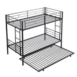 METAL Bunk Bed with trundle Black - V.I.P Digital Presence