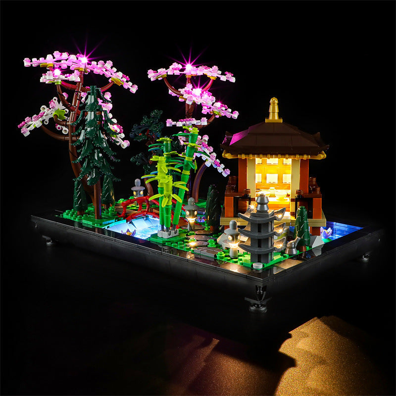 YEABRICKS is compatible with LEGO 10315 Peaceful Garden building blocks, LED lighting, creative accessories, and assembled lighting - V.I.P Digital Presence