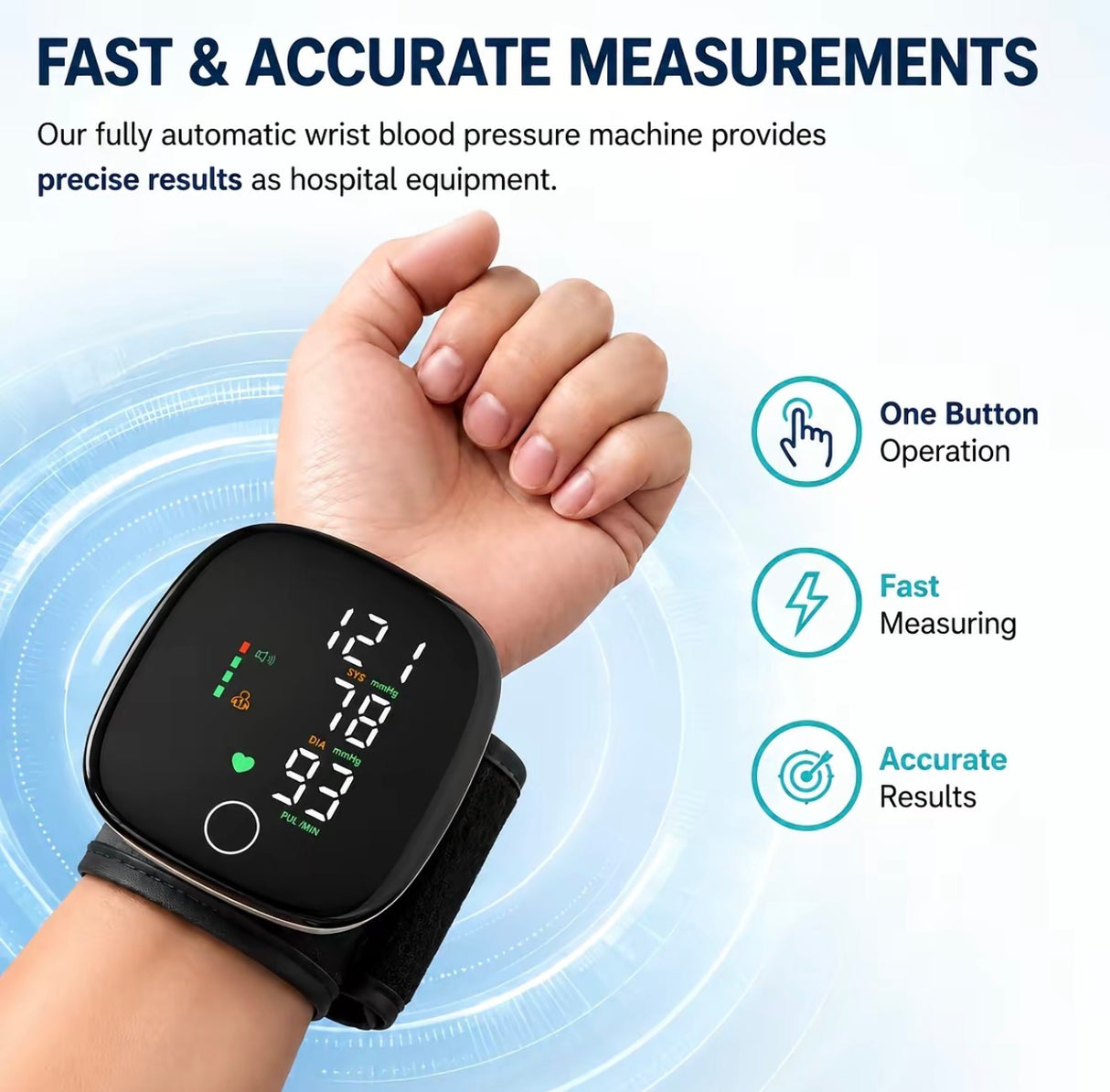 VoiceCheck Wrist BP Monitor