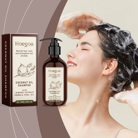 Coconut Oil Shampoo Scalp Cleansing Care Soft Shine Nourishing Hair Follicle Shampoo - V.I.P Digital Presence