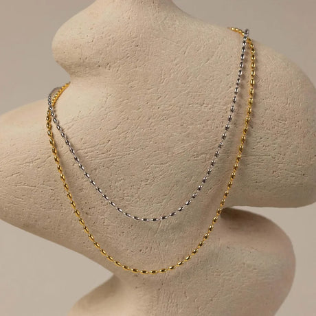 Titanium Steel Beaded Necklace - V.I.P Digital Presence