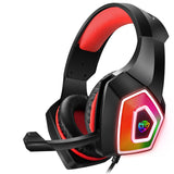 Head mounted gaming headphones colorful RGB wired computer headphones game controller headphones - V.I.P Digital Presence