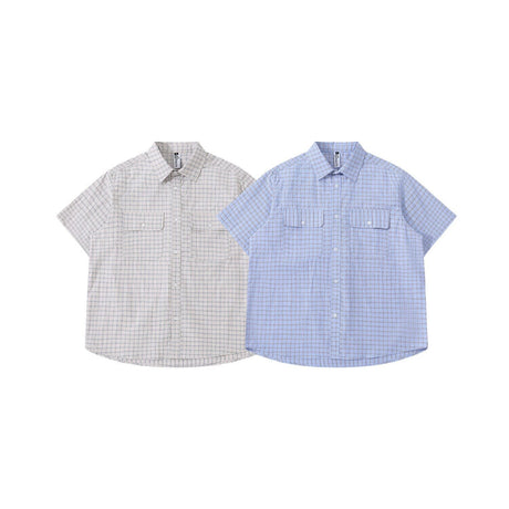 Striped pocket short sleeved shirt - V.I.P Digital Presence
