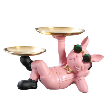 Cute French Bulldog Resin Figurine, Perfect for Table Decoration - V.I.P Digital Presence