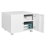 Office furniture Copier Cabinet white mobile pedestal file Printer Stand - V.I.P Digital Presence